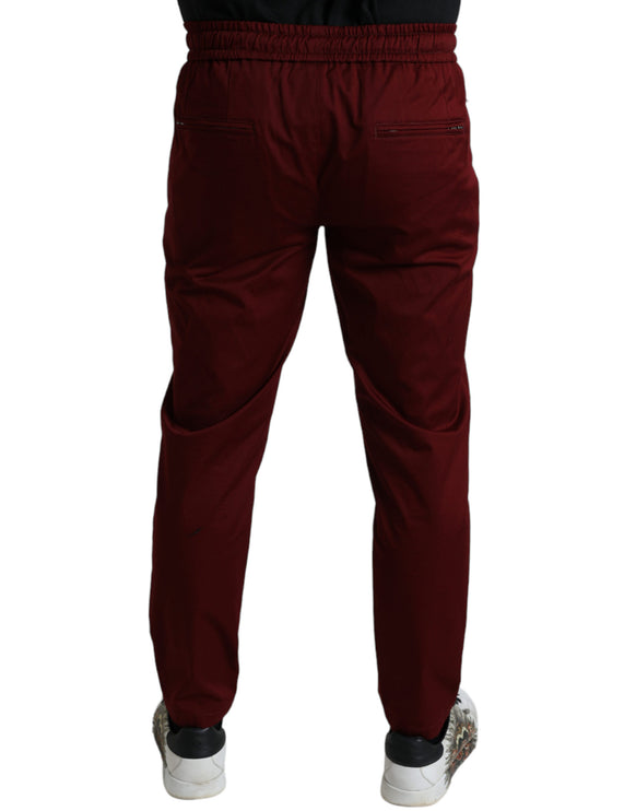 Pantalones de jogger de algodón marrón algodón