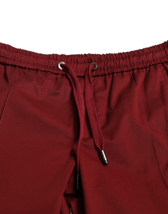 Pantalones de jogger de algodón marrón algodón