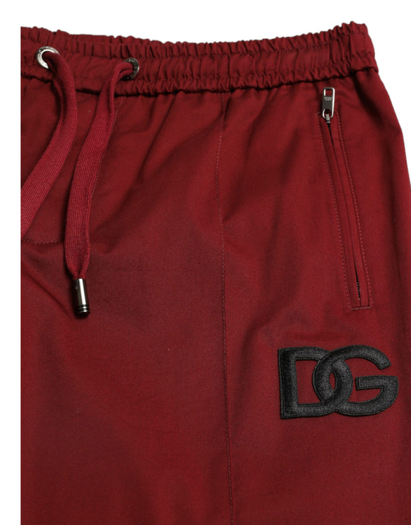 Pantalones de jogger de algodón marrón algodón