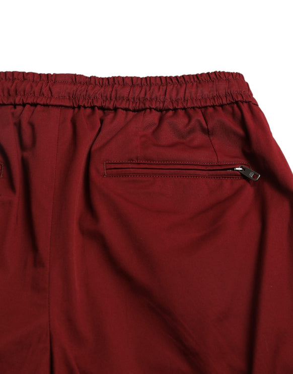 Pantalones de jogger de algodón marrón algodón