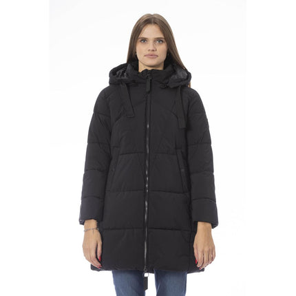 Elegant Black Down Jacket voor chique warmte