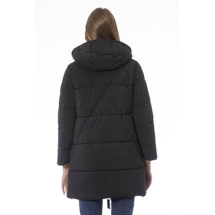 Elegant Black Down Jacket voor chique warmte