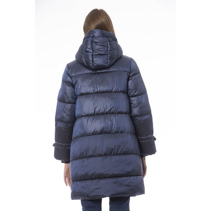 Veste longue bleu clair