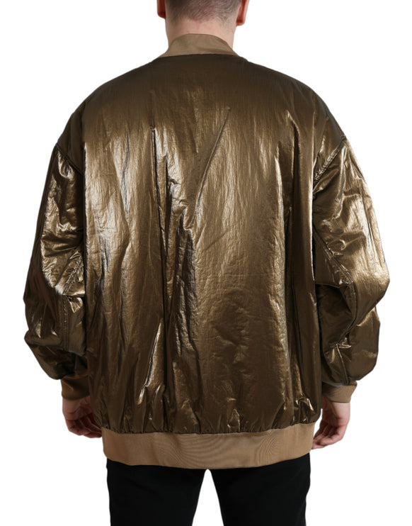 Bomber en bronze élégant