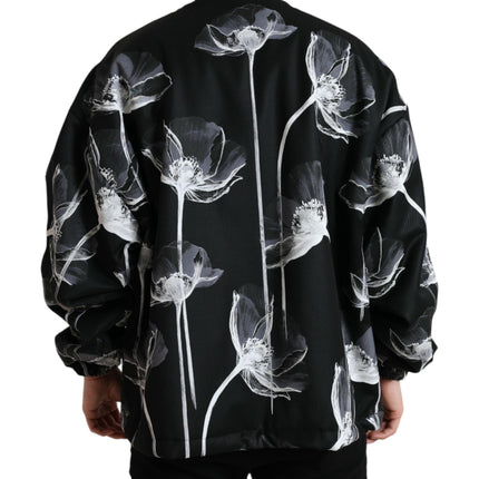 Bomber à imprimé floral élégant