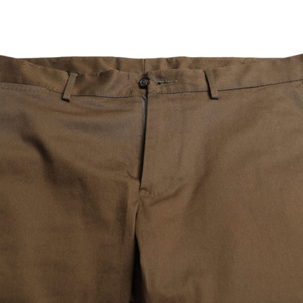 Chique Brown Bermuda -shorts met logo -details