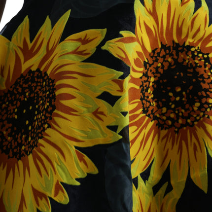 Summery Sunflower A-Line MIDI-jurk