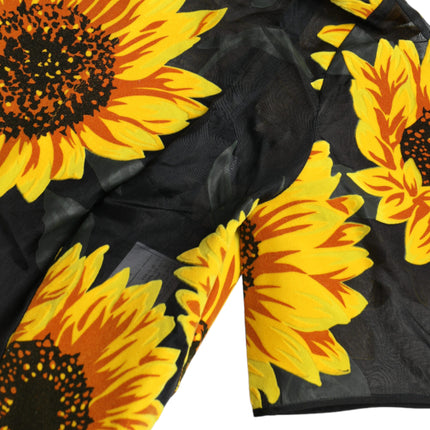 Summery Sunflower A-Line MIDI-jurk