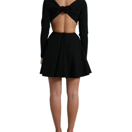 Elegant Cut Out A-Line Mini Dress