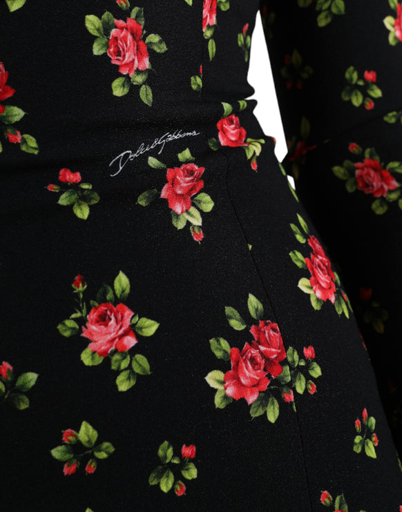 Elegante Mini-jurk met bloemen A-lijn