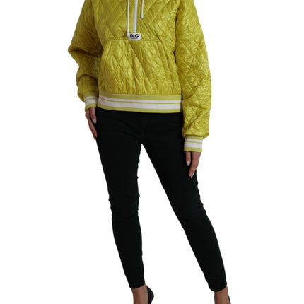 Veste à capuche jaune rayonnante