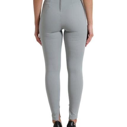 Eleganti leggings in vita alta in grigio