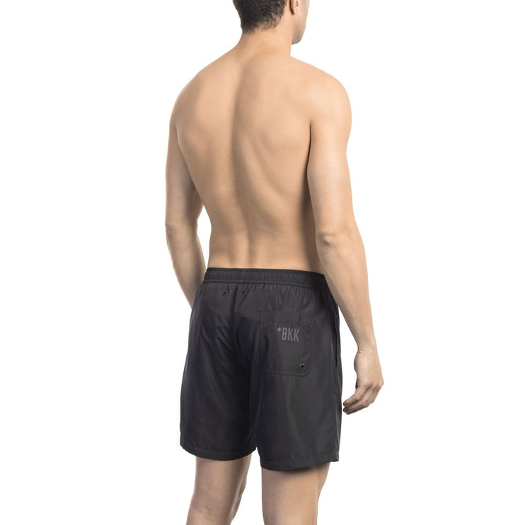 Short de natation à imprimé latéral chic pour l'homme moderne