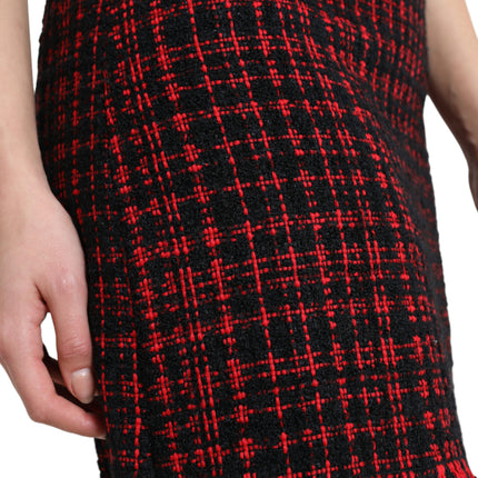 Verleidelijke tartan high-taile mini rok