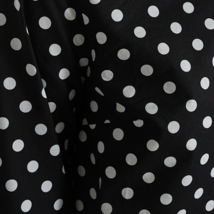 Elegante Polka Dot Shift Mini Dress