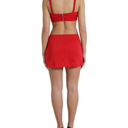 Exquisite Red Cut Out Out Bodycon Mini Dress