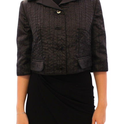 Elegant Black Bolero Shrug Jacket