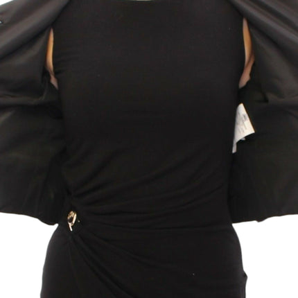 Elegant Black Bolero Shrug Jacket