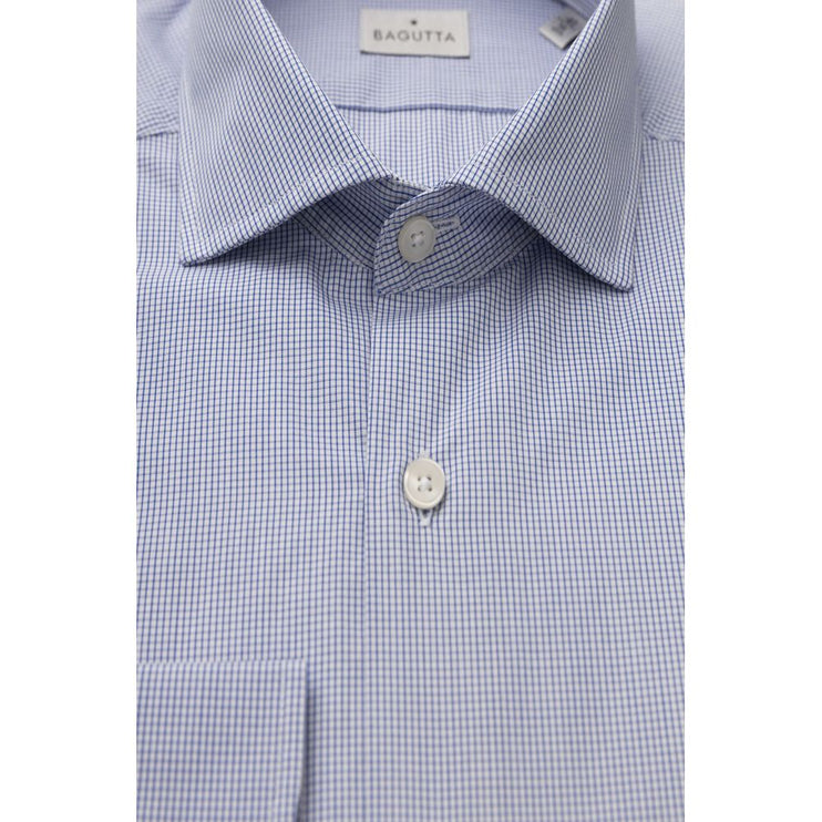 Camisa de vestir de cuello francés de algodón elegante