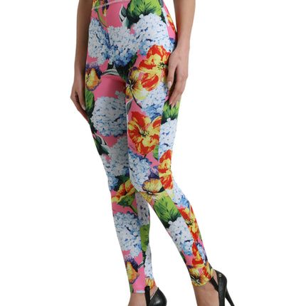 Squisiti leggings a vita alta floreale