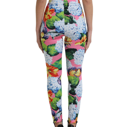 Squisiti leggings a vita alta floreale