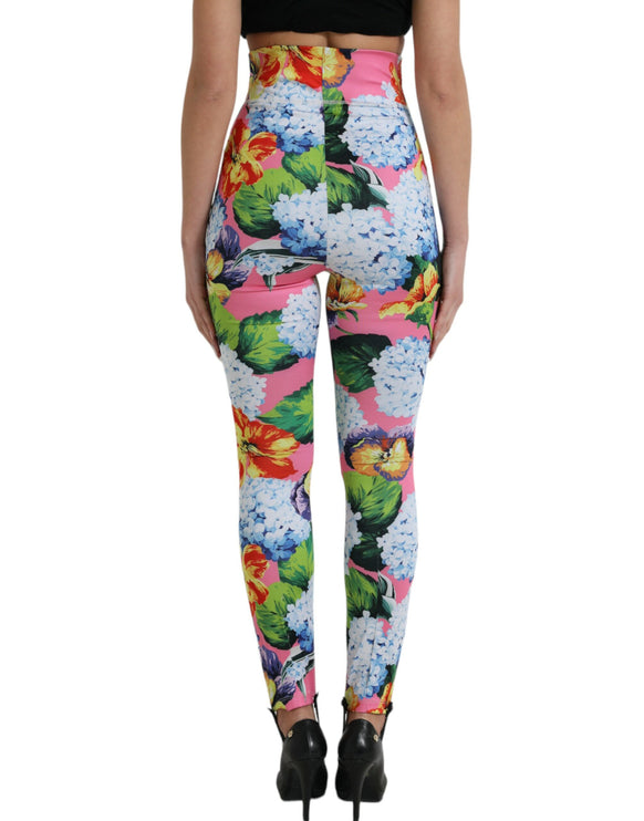 Squisiti leggings a vita alta floreale