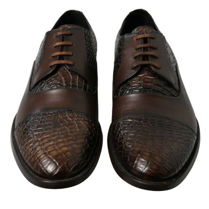 Elegant Textured Leather Oxford Dress Shoes