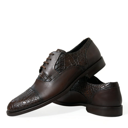 Elegant Textured Leather Oxford Dress Shoes