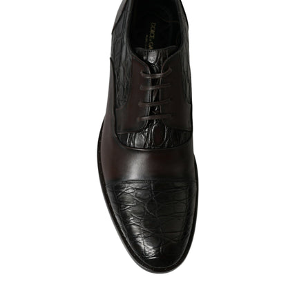 Elegant Brown Formal Derby Dress Shoes