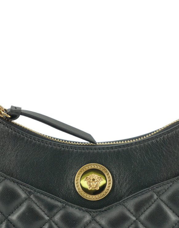 Elegant Half Moon Leather Shoulder Bag