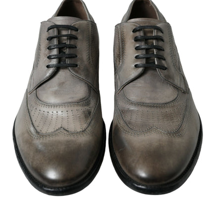 Elegant Calfskin Derby Lace-Ups