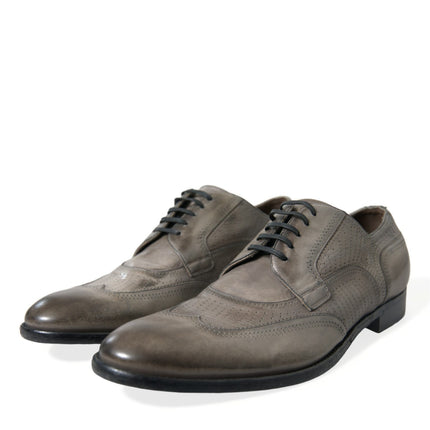 Elegant Calfskin Derby Lace-Ups