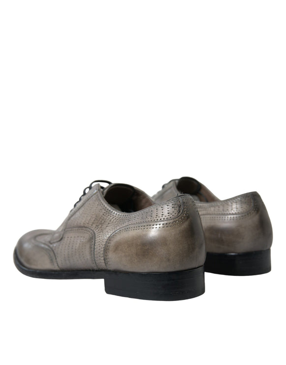 Elegant Calfskin Derby Lace-Ups