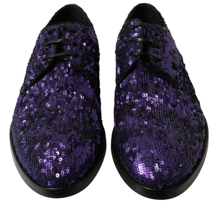 Elegant Sequined Oxford Dress Shoes