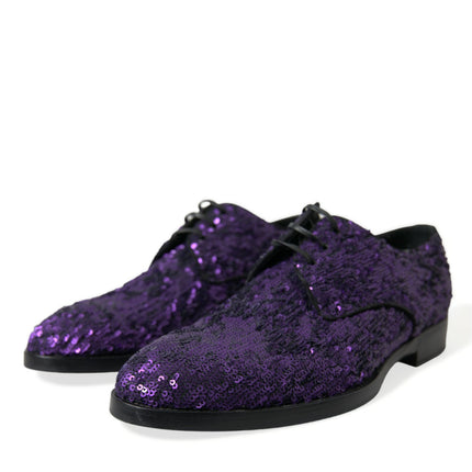 Elegant Sequined Oxford Dress Shoes