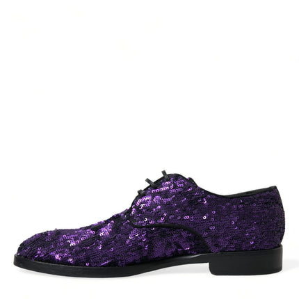 Elegant Sequined Oxford Dress Shoes