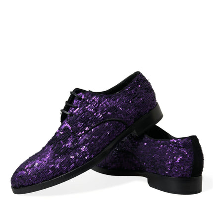 Elegant Sequined Oxford Dress Shoes