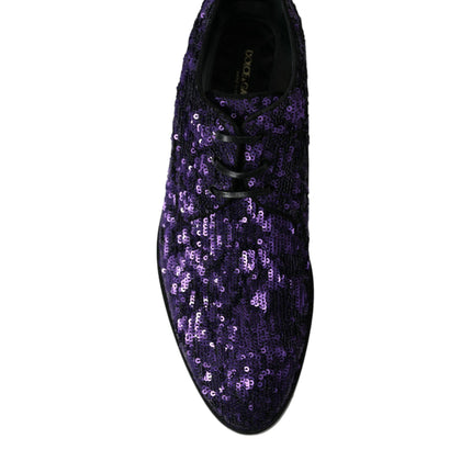 Elegant Sequined Oxford Dress Shoes