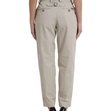 Pantaloni di moda conici a vita alta - beige