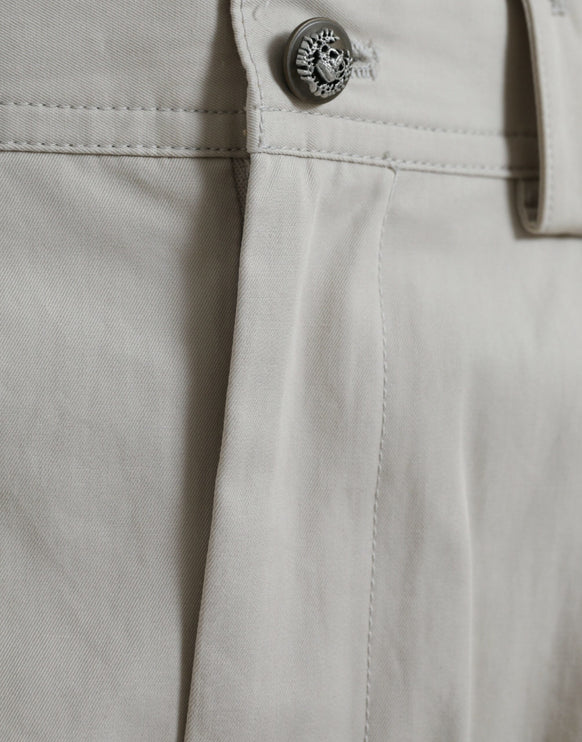 Pantaloni di moda conici a vita alta - beige