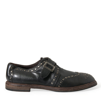 Elegant Calfskin Leather Monk Straps