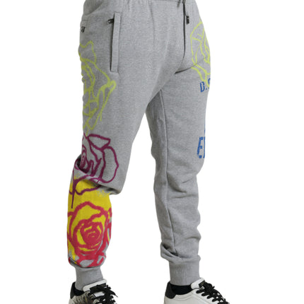 Joggers grises de algodón gris gris