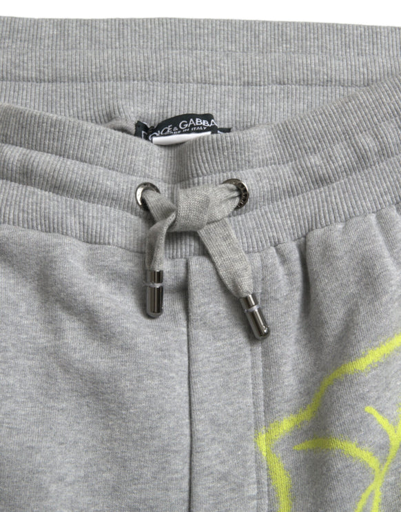 Joggers grises de algodón gris gris