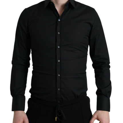 Elegante camisa de vestir italiano con elegante fit de fit delgado