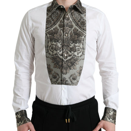 Camisa de vestir de manguito francés elegante Fit Fit French