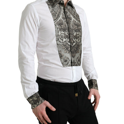 Camisa de vestir de manguito francés elegante Fit Fit French