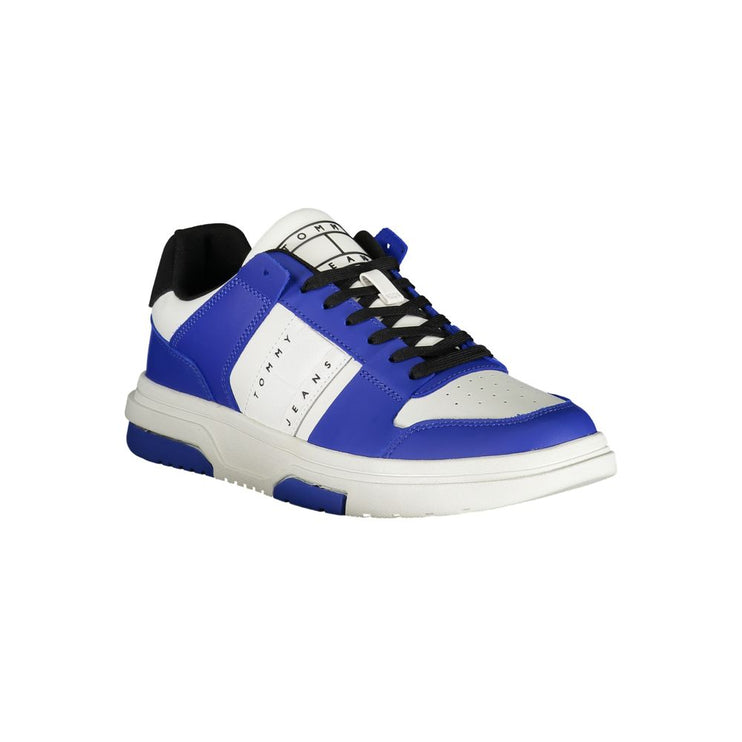 Blue Polyethylene Men Sneaker