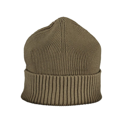 Green Cotton Men Cap