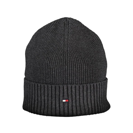 Gray Cotton Men Cap