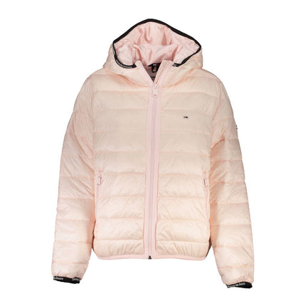 Pink Polyester Women Jacket